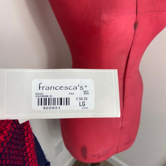 NWT Francesca’s Sweater Cardigan (L) - Picture 6 of 8